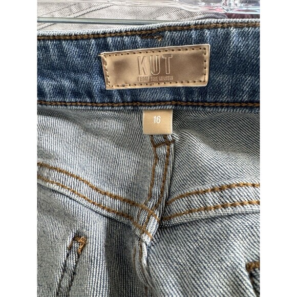 Kut From The Koth Kelsey Mid Rise Ankle Flare‎ Size 16 - Picture 6 of 6